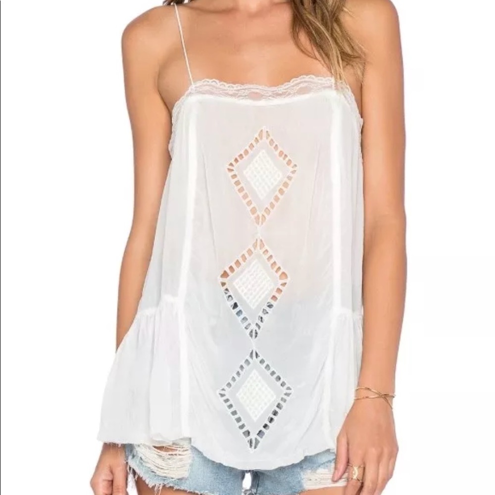 TulaRosa Revolve marni lingerie top blouse